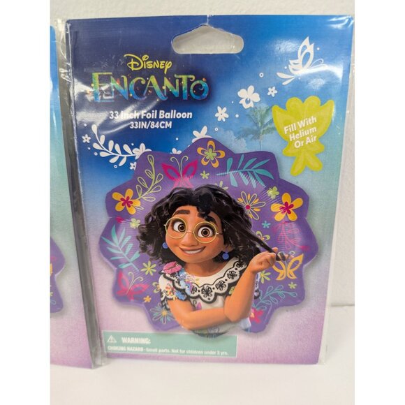Set 2 Disney Encanto 33" Foil Balloon Helium Or Air Fill Birthday Party Supplies - Picture 2 of 3